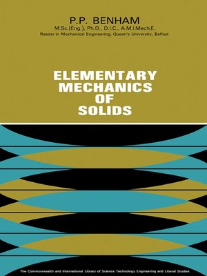 cover image of Elementary Mechanics of Solids